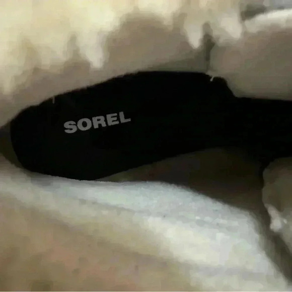 Sorel Women's Harlow Cozy Lace Up Booties Black Gray 7.5 hiking leather winter - Picture 13 of 14